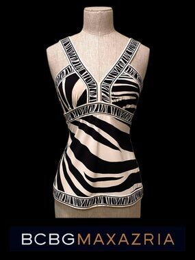 BCBG Max Azria Zebra Print Tank 🦓